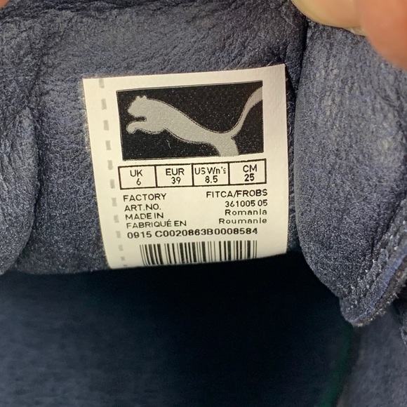 Puma Fenty Rihanna Suede Creepers Peacoat 361005 - Picture 11 of 11